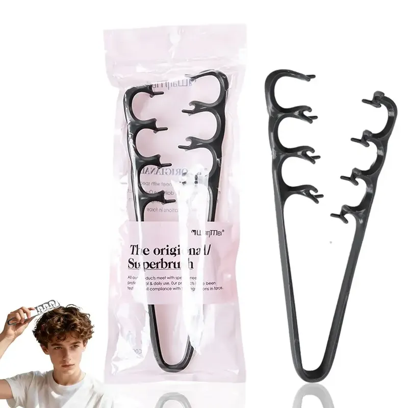 Volumen-Texturkamm Salon-Weitzahnkamm für Haarstyling Flauschiger Lockenkamm für Volumen & Pony-Trennung für Salon und Heimgebrauch