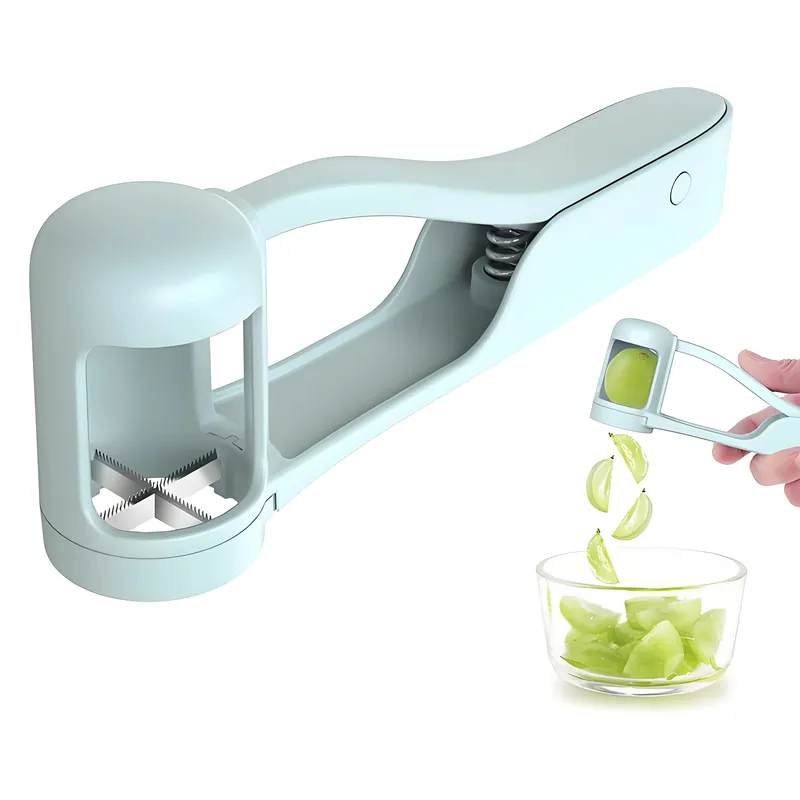 Tomatenschneider, Obstschneider für Trauben und Kirschen, Salatschneider, Küchenhelfer für Kleinkinder, Obstschneidegerät für Babys