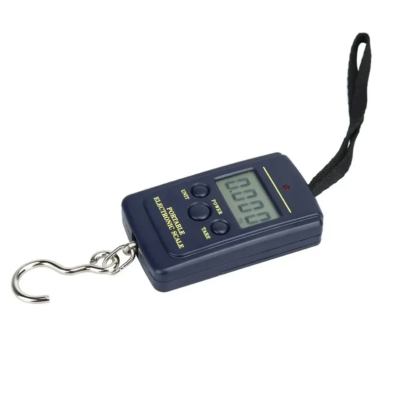 40kg Multifunktionale Mini Elektronische Digitale Tragbare Hängewaage Wiegegerät für Angeln Gepäck Koffer Reise Hakenwaagen