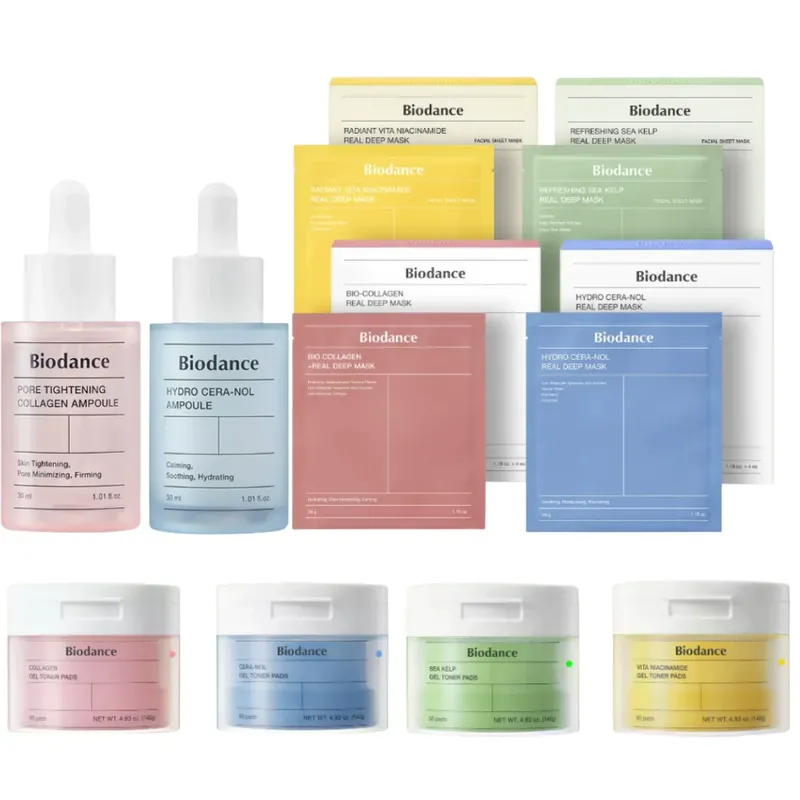 Kollagen Anti-Falten Gesichtsmaske Porenstraffend Nährende Baumwolltabletten Ampulle Anti-Aging Feuchtigkeitsspendendes Serum Koreanische Hautpflege