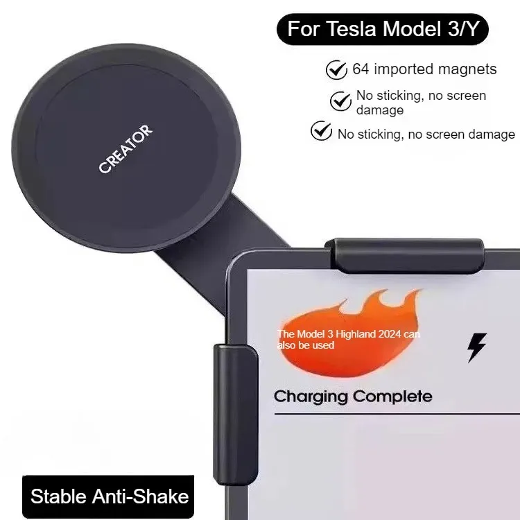 Mittelkonsolen-Display-Schiebeschiene Handyhalterung für Tesla Model 3 X Y S BYD Magnetische Auto-Handyhalterung für iPhone 15 14 13 12