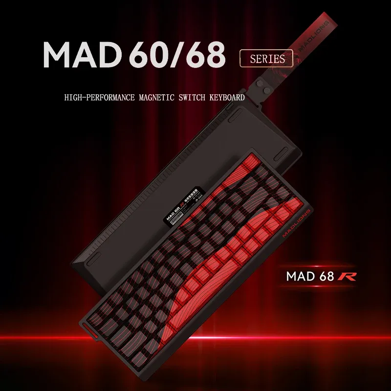 FGG MADLIONS MAD60/68 HE Gaming Magnetische Tastatur Mad 68pro Gaming Mechanische Mechanische Tastatur Geburtstagsgeschenk für Jungen