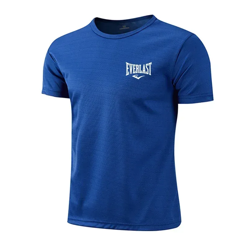 2026 Herren Sommer Trainings-Box-T-Shirts Hochwertige Atmungsaktive Schnelltrocknende Kurzarm-Oberteile Marathon Fitnessstudio Fitness-Shirts - 6.96 EUR