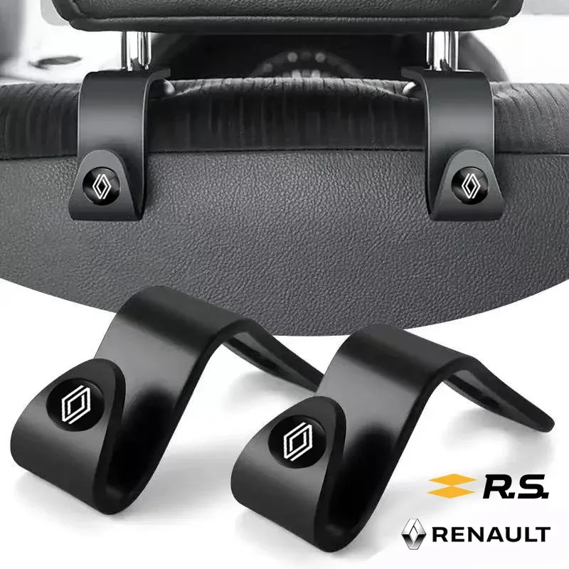 2 Stück tragbare Auto-Rücksitzhaken, Aufbewahrungszubehör für Renault Fluence Laguna Scenic Latitude Talisman Kadjar Captur Koleos D