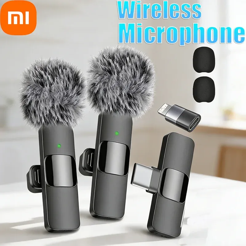 XIAOMI Kabelloses Mini Tragbares Lavaliermikrofon für Live-Übertragung Gaming Audio-Video-Aufnahme iPhone Android 2026
