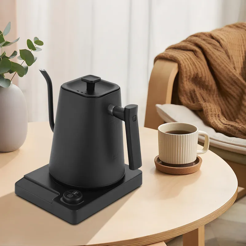 1200 W Smart Schwanenhals Wasserkocher 1 L LED Temperatur Control Warm Halten 24 H Edelstahl Kaffeekanne Schnelle Heizung wasserkocher