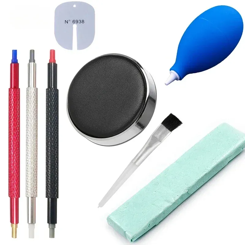 6/8PCS Uhr Staub Luft Gebläse Pumpe Gummi Reinigung Armbanduhr Teile Reiniger Pinsel Werkzeug Reinigung Anzug Uhr Reparatur werkzeug Pflege Kit