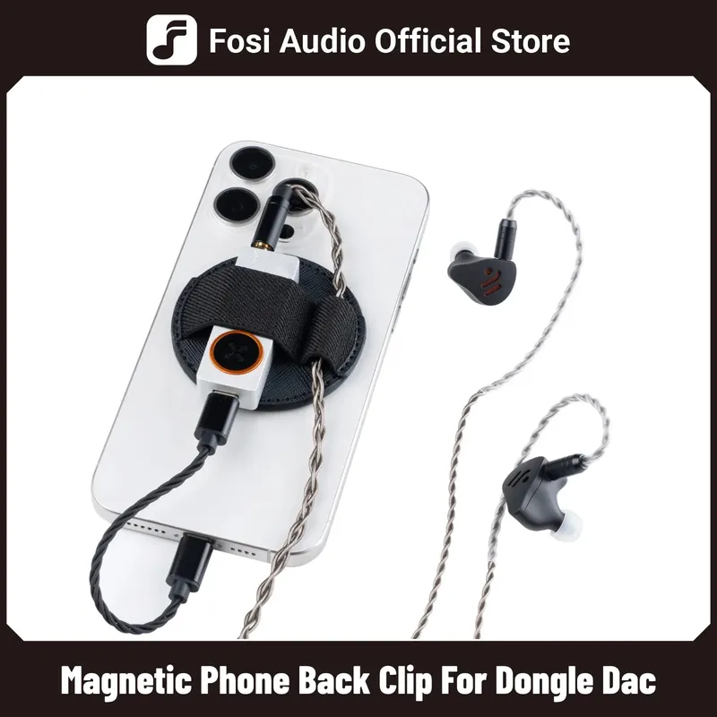 Magnetischer Rückenclip für Mobiltelefone für DS3/DS2 Dongle DAC/kabelgebundene IEM-Kopfhörer