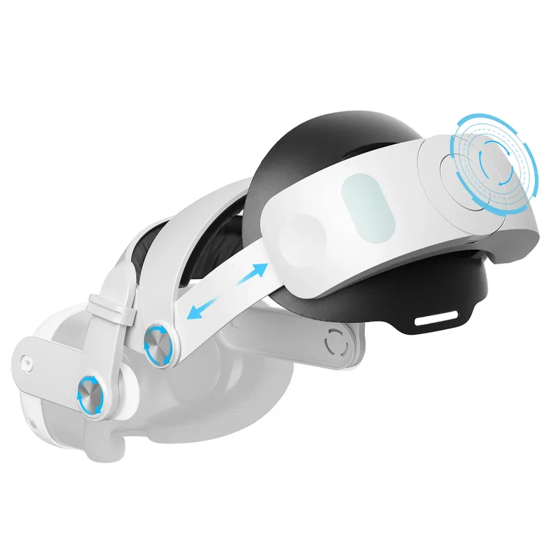 Verstellbarer Kopfgurt für Meta Quest 3S VR-Headset, Ersatz-Elite-Gurt, verbesserter Komfort für Meta Quest 3-Zubehör