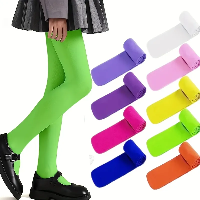 Ballett Tanz Strumpfhosen Für Hosen Für Baby Mädchen Leggings Kinder Mädchen Candy Farbe Samt Strümpfe Socke Kinder Strumpfhosen Solide Weiß