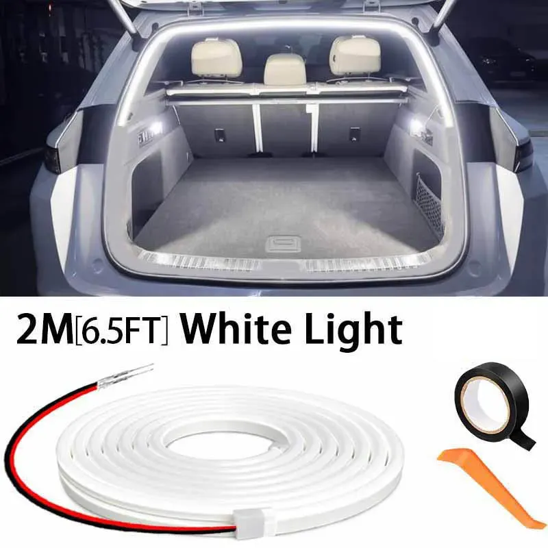 Auto Hochleuchtende Kofferraumbeleuchtung Ambiente-Licht Innendekorations-LED Kabellose Automatische Sensor-Heckklappenbeleuchtung 2/4M Lichtstreifen