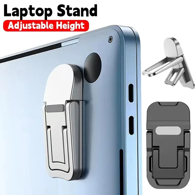 Verstellbarer, faltbarer Laptop-Ständer, Mini-Beine, ultradünn, tragbare Unterstützung für Lenovo Notebook, Kühlung, Halter, Füße, unsichtbare Halterung