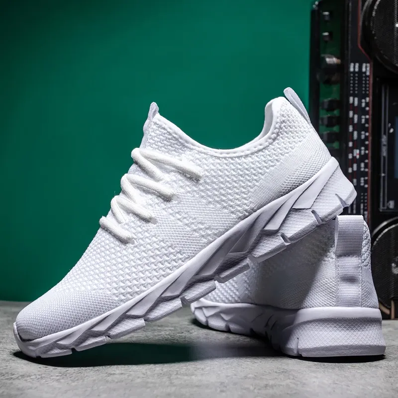 Herren Turnschuhe atmungsaktive leichte Laufschuhe vier Jahreszeiten plus Größe klassische Casual Sportschuhe Plattform Sneaker Wanderschuhe