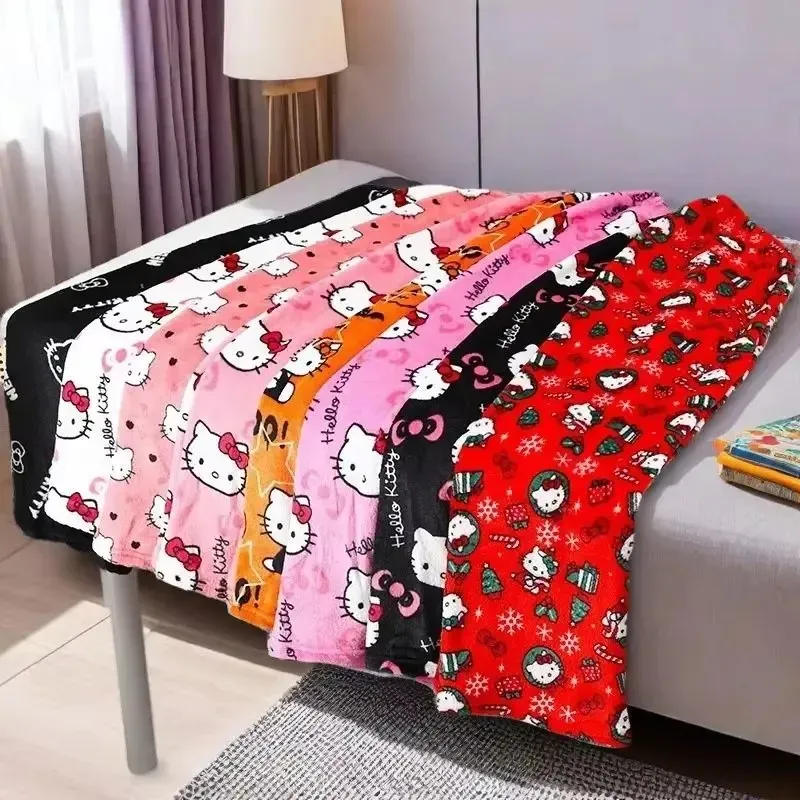 2026 Neue Hello Kitty Pyjamahosen Anime Damen-Pyjamahosen Cartoon-Paar-Schlafanzughosen Freizeit-Heimkleidung