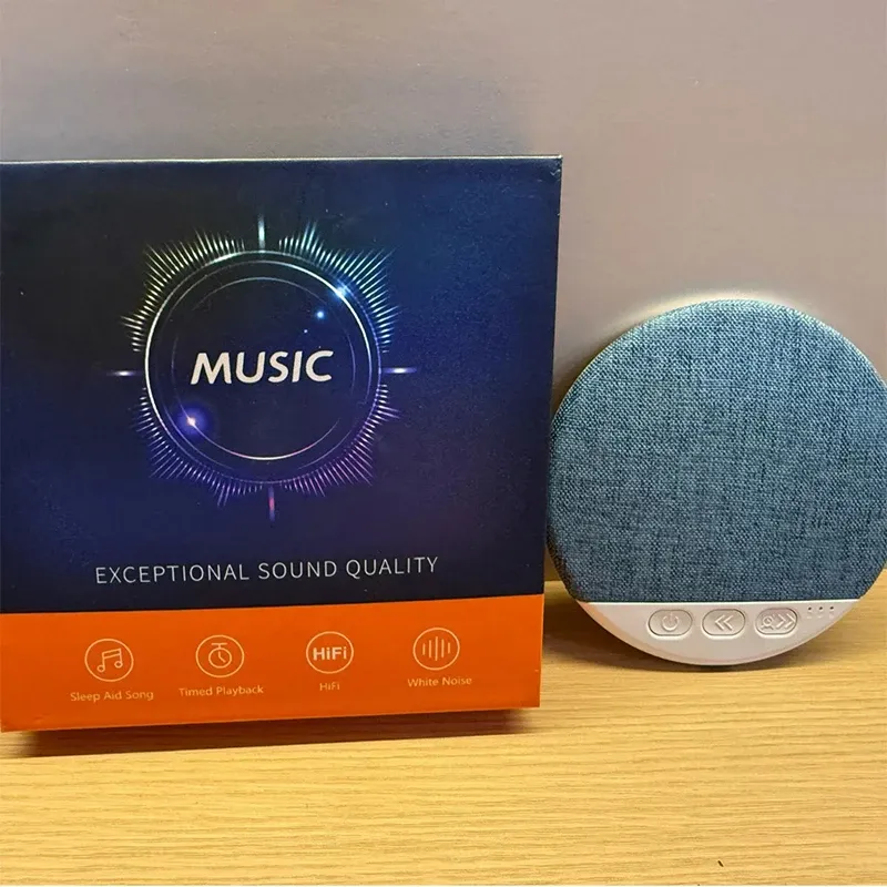 2026 Neuer Kabelloser Kopfkissen-Lautsprecher Schlafhilfe Bluetooth Unter-Kissen-Lautsprecher Weißes Rauschen 30/60/90 Min Timer 9D Stereo-Sound