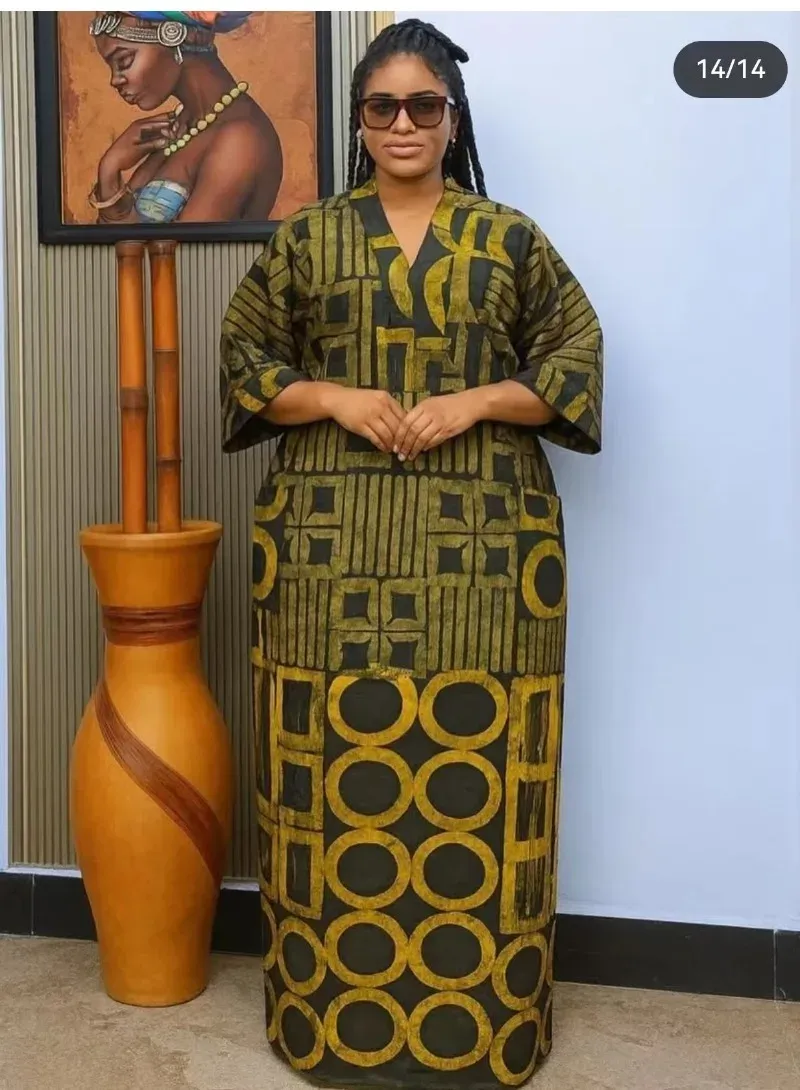 Afrikanische Kleider für Frauen 2026 Übergröße Traditionelle Afrika-Kleidung Dashiki Ankara Gewand Abayas Robe Muslimischer Kaftan Maxikleid