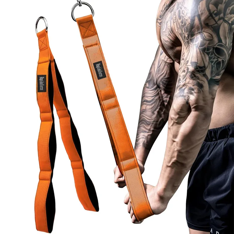 Verbindungsgriff mit 6-Ring-Trikepsseil – robustes Trainingsseil, verstellbare Länge, geeignet für Liegestütze und Sit-Ups