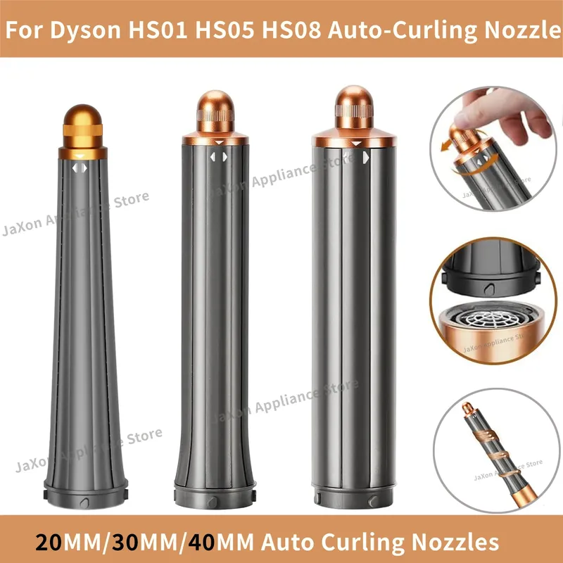 Für Dyson Airwrap HS01/05/08 Auto-Curling Düse 20/30/40mm Barrel Curly Dual Rotation Curling Waves Voluminöse Lockige Haar Stil