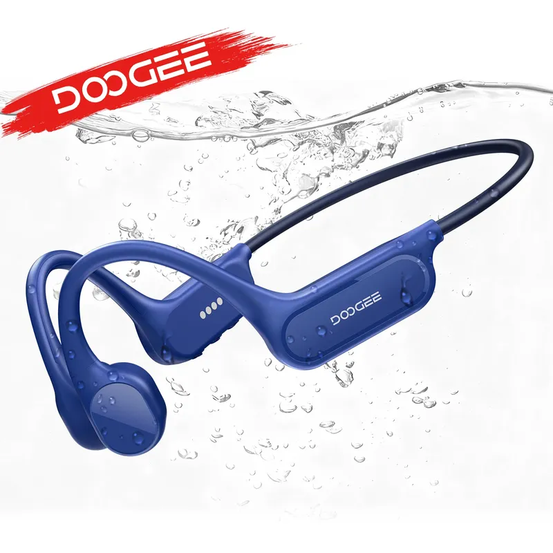 DOOGEE BoneBeat Swim Lite Knochenleitung Sportkopfhörer Drahtloses Bluetooth 5.4 Headset IP68 Wasserdicht mit Mikrofon 32 GB