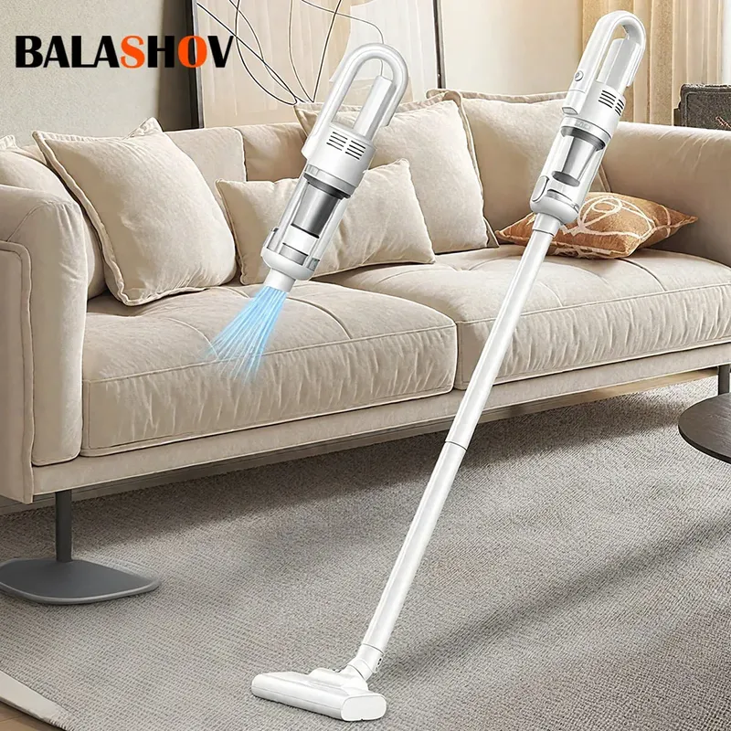 6500 Pa Handstaubsauger, kabellos, leistungsstarke Saugkraft, HEPA-Filter und LED-Licht für Tierhaare/Staub, Heim-/Autoreinigung