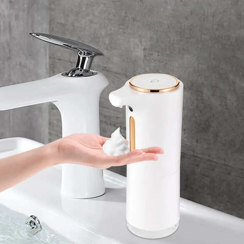 250 ml automatischer Seifenspender, berührungsloser automatischer Seifenspender für Küche, Dusche, wiederaufladbar, tragbar