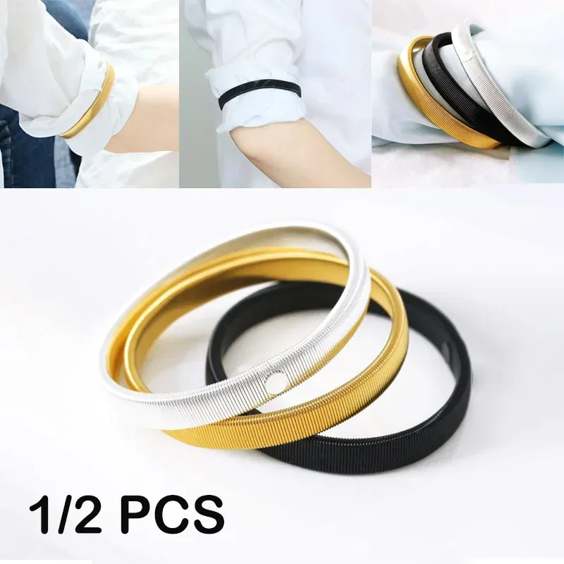 Ein Stück elastisches Armband, Hemdärmelhalter für Damen und Herren, modische, verstellbare Armmanschettenbänder für Party, Hochzeit, Kleidungszubehör