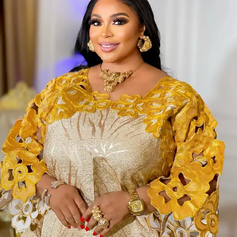 Afrikanische Kleider für Frauen Traditionelle Afrika-Kleidung Dashiki Ankara Bazin Kleid Abayas Robe Muslimischer Kaftan Maxi Langes Kleid 2026