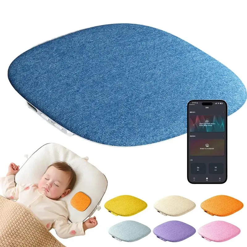 Bluetooth 6.0 Kopfkissen-Lautsprecher zum Schlafen, ultradünne Kissen-Unterlage mit Weißem Rauschen, HiFi-Stereo-Audio, luxuriöses Geschenk