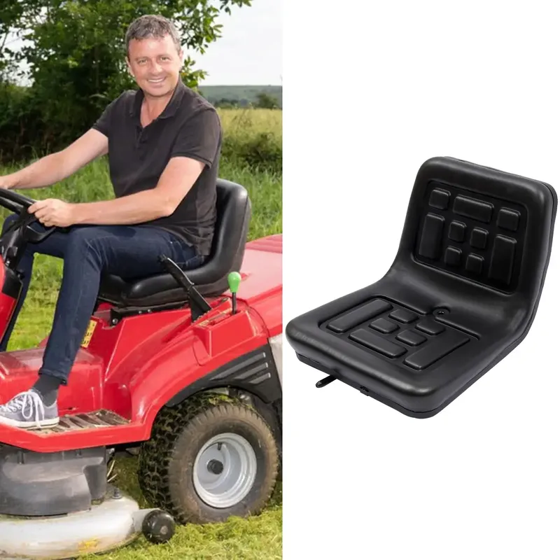 Wasserdichter Traktorsitz mit Entwässerungslöchern, verstellbares Design, universeller Ersatzsitz zum Aufsitz, Rasenmäher, Gabelstapler, Go-Kart