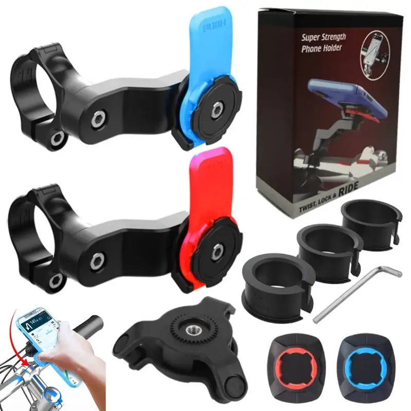 Motorrad-Handyhalterung, Handyhalterung, Vibrationsdämpfer, Fahrradlenker, Navigationsunterstützung für 4,7–7,2 Zoll große Telefone