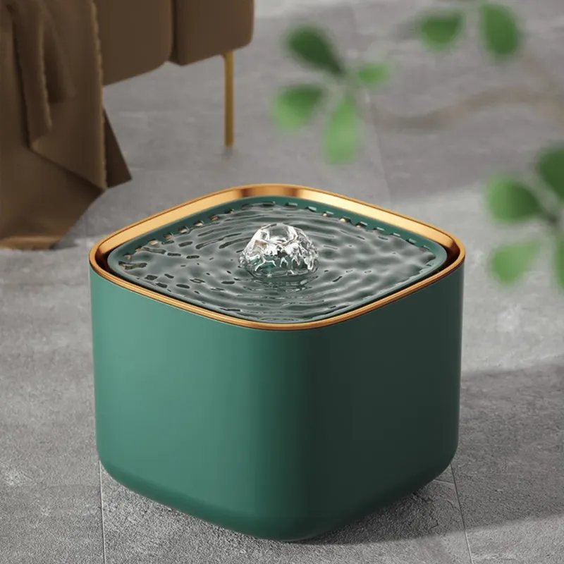 Automatischer Trinkbrunnen Für Katzen Und Hunde Leiser Wasserbrunnen Mit 4-Fach Filter System Und Großem Tank