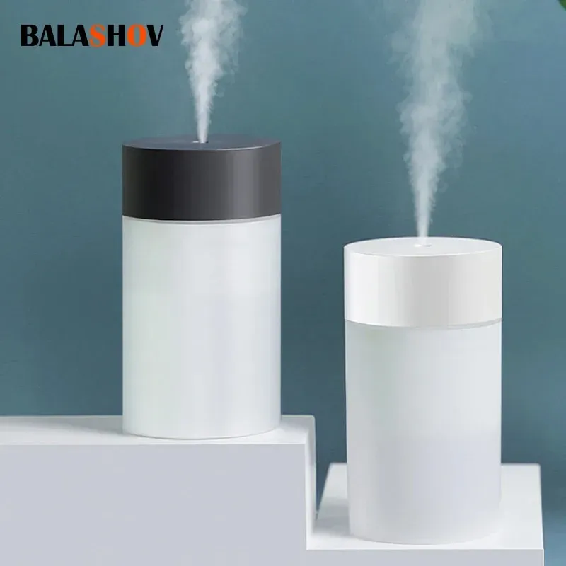 60ML Mini Luftbefeuchter Ultraschall USB LED Lampe Auto Luftreiniger Aroma Anion Nebel Maker Ätherisches Öl Diffusor Mit Romantische licht