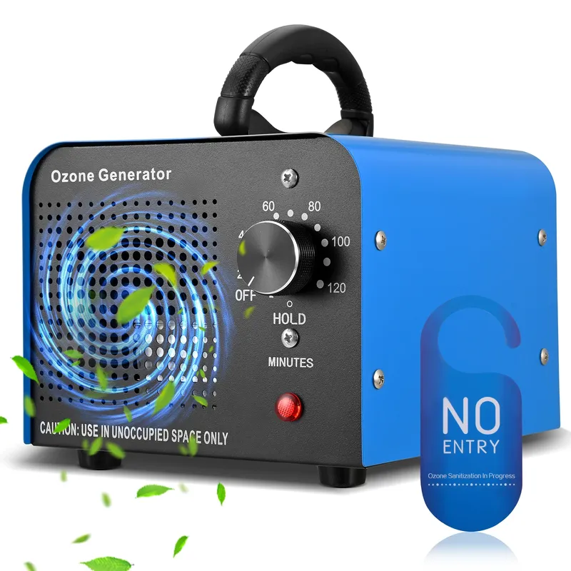 60000 mg/h Ozongenerator, Ozongenerator mit 5 Minuten für 300 ㎡   Geruch, industrieller tragbarer Ozon-Luftreiniger für das Auto