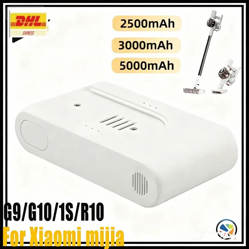 Original 25,2V 5000mAh Wiederaufladbarer Lithium-Ionen-Akku für Xiaomi Mijia Dreame G9 G10 T10 R10 Kabelloser Staubsauger