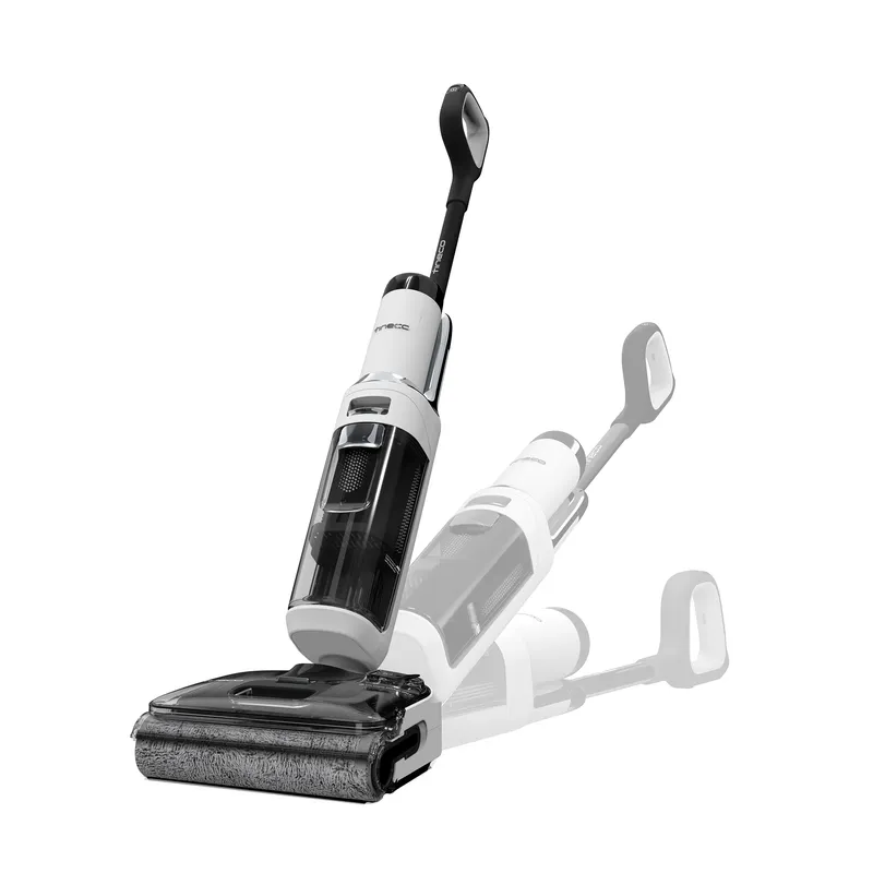 Tineco Floor ONE S6 Stretch Lite Nass Trockensauger, 180°Lay-Flat Nasssauger, Zentrifugallufttrocknung, 40min Laufzeit, Beidseit