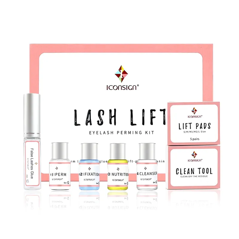 ICONSIGN Upgrade Lash Lift Kit lashing Brow Semi Permanent Curling Dauerwelle Welle Wimpern Dauerwelle Anhaltende 6-8 Wochen Dropshipping
