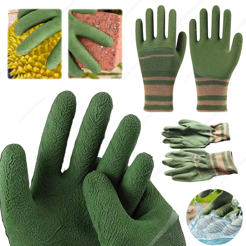 Gartenhandschuhe, dornensicherer Schutzhandschuh, atmungsaktive Gartenhandschuhe, wasserdicht, für Kaktus, Rose und Brombeere, für Damen/Herren