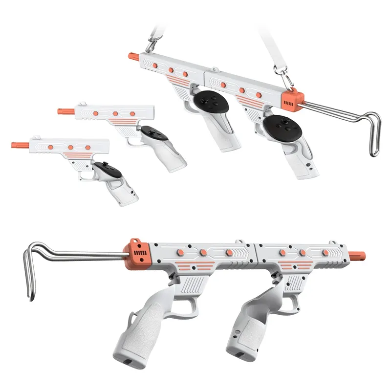 VR Gunstock VR Spiel Zubehör VR Controller Lager Gewehr Adapter Schießen Controller Griff für Meta Quest 3/Quest 3S