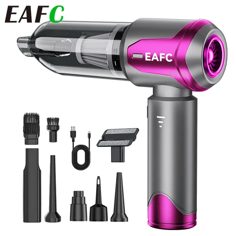 EAFC 21V Akku-Staubsauger und Gebläse |   Leistungsstarke Saugkraft für die Autoreinigung, Staub und Schmutz |   mit bürstenlosem Motor