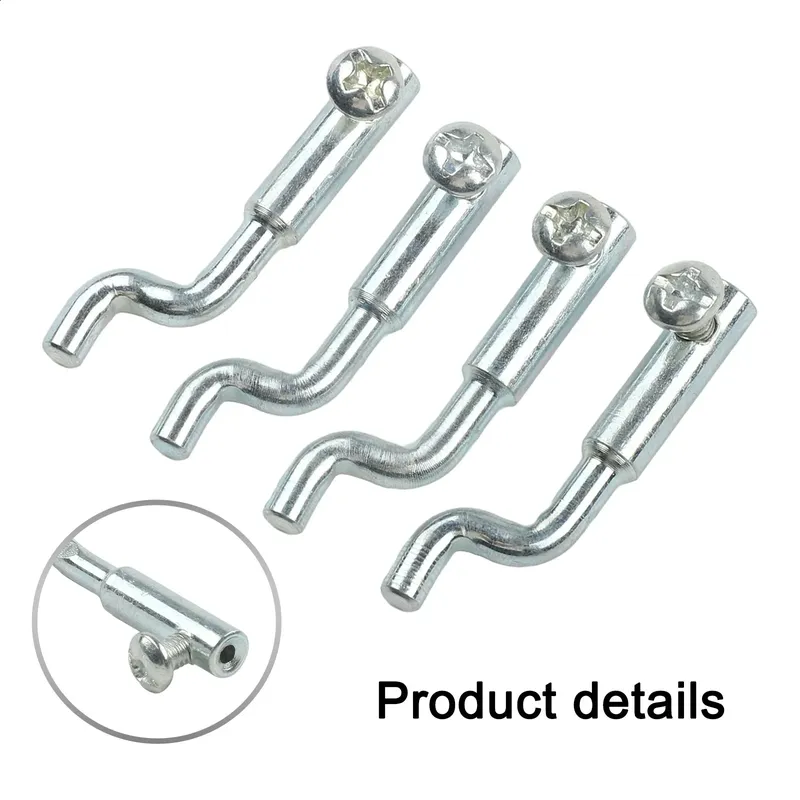1/4 Stück Hundebein-Z-Kabelende mit Einzelloch-Befestigung bis zu 2 mm Kabel, passend für viele Rasenmäher, Freischneider, Kabelende, Gartengeräte