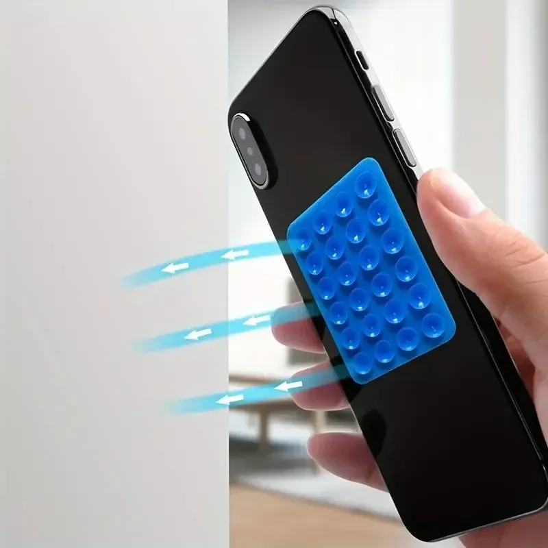 Silikon-Saugnapf-Handyhalterung, doppelseitig, für iPhone, Handyhalterung, Saugnapf mit Gummi-Saugpad zur Befestigung