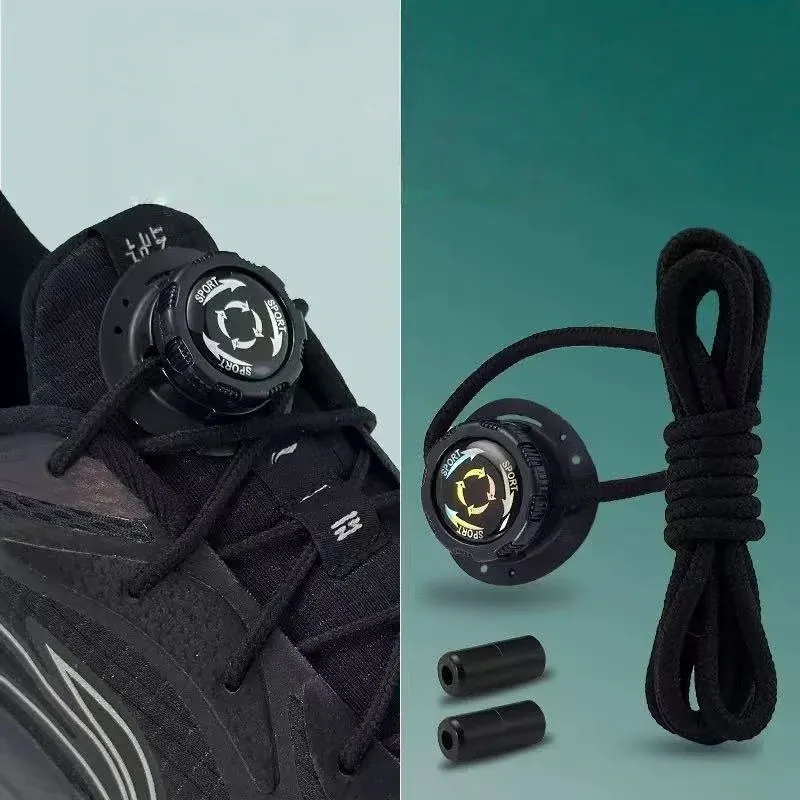 Bumerang Design No-Tie-Schuhschlösser, drehbare Schnallen für schnelle Passform, Anpassung im Sport und Outdoor