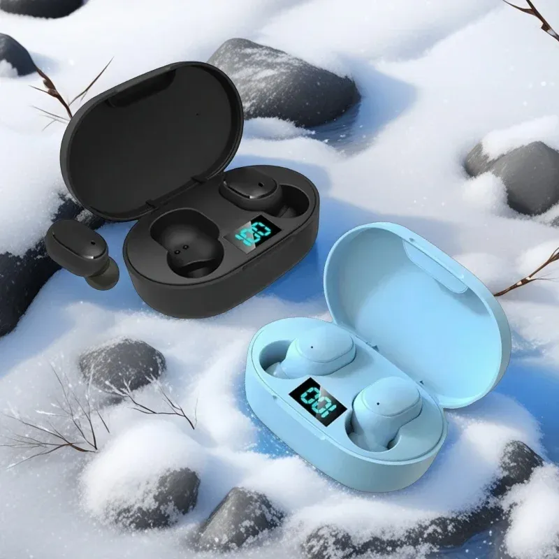 E6S Bluetooth-Kopfhörer, kabelloses Bluetooth-Headset, Headsets mit Geräuschunterdrückung und Mikrofon, Kopfhörer für den Modetrend