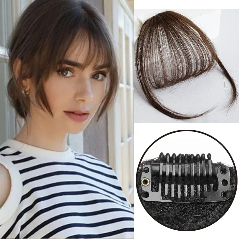 Synthetische Französisch Stil Air Bangs Perücke Clip Frisur Werkzeug Haar Clip Verlängerung Haar Falsche Quaste Perücke Frauen Haar Clip Pony