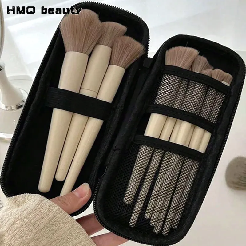Multifunktionale Aufbewahrungstasche für Make-up-Pinsel, tragbarer Reise-Organizer, Netz-Kosmetiktasche, Waschaufbewahrung, leichte Schönheitswerkzeuge