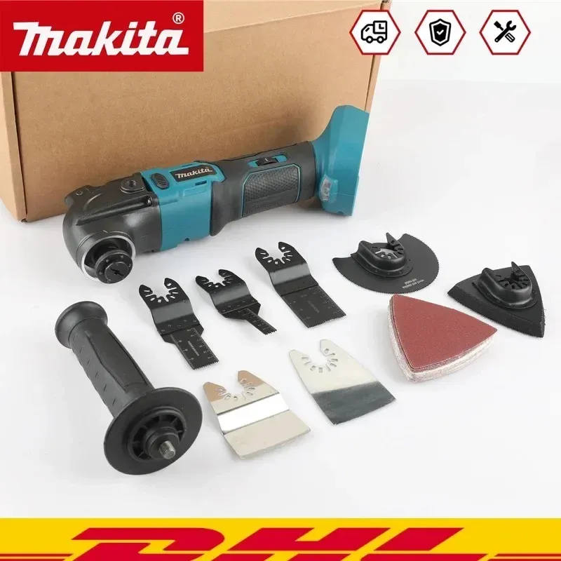 Makita DTM51 Wiederaufladbares Multifunktionswerkzeug, Bürstenloser Renovierer, Elektrischer Trimmer mit Makita 18V Akku
