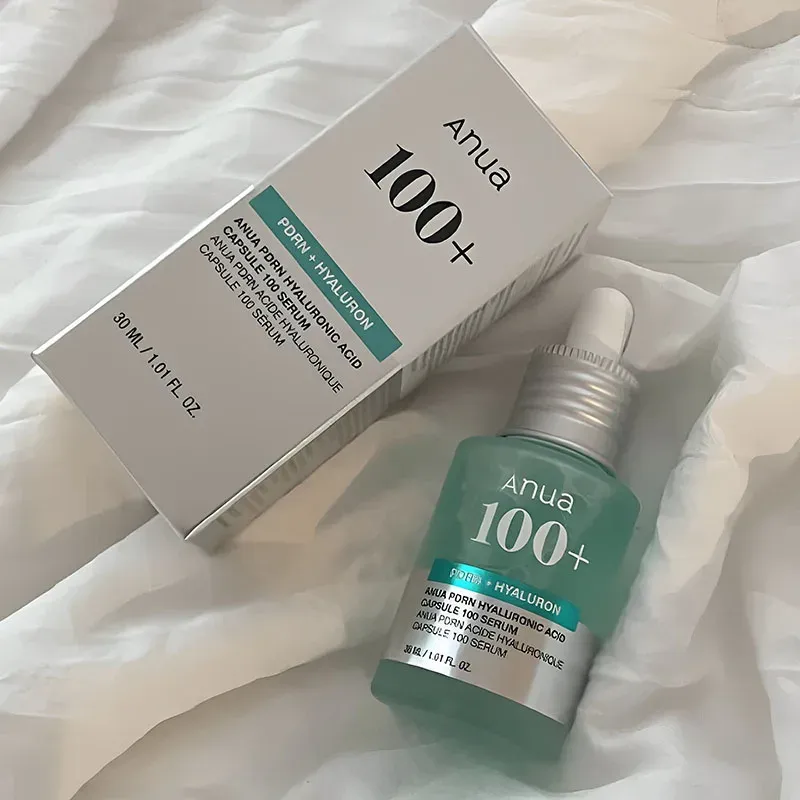 Koreanisches ANUA 100 PDRN Essenz Hyaluronsäure Kapsel-Serum Blaues Strahlendes Gesichtsserum, Leichtes Tiefenhydratierendes Hautpflegeprodukt