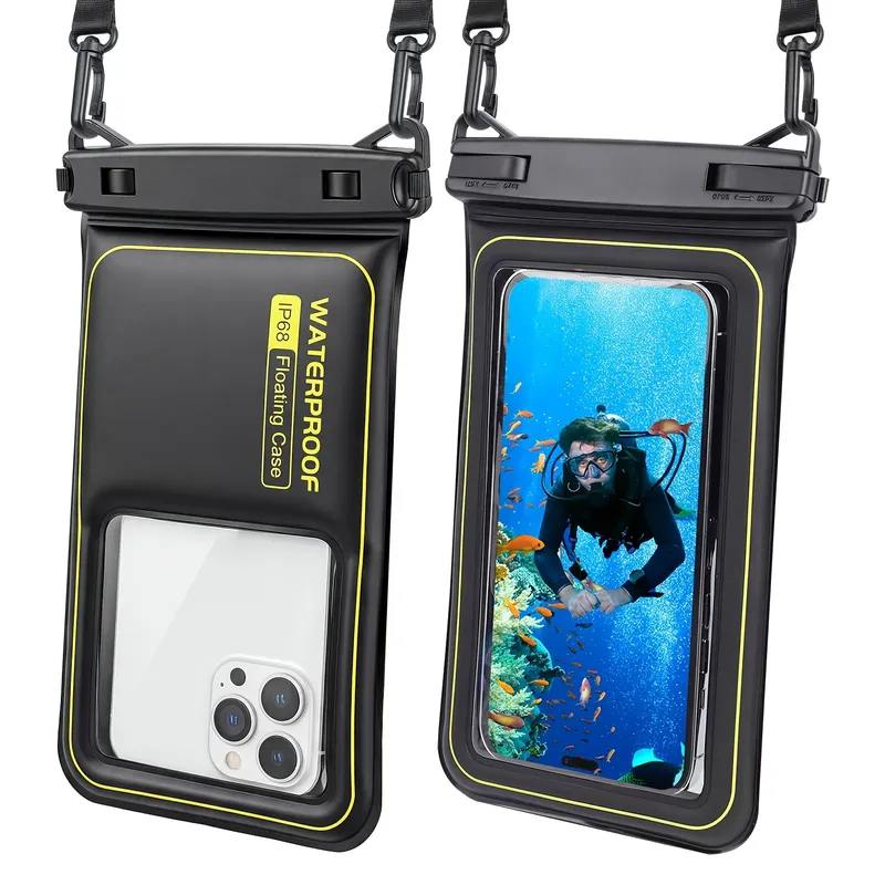 Wasserdichte Handytasche - Handyhülle mit Trageschlaufe, unverzichtbar für Strand, Schwimmen, Skifahren, Rafting und Surfen