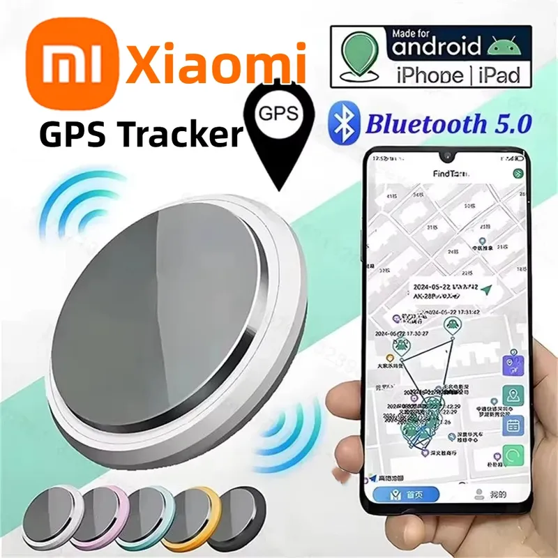 Xiaomi GPS-Tracker-Gerät, intelligenter Anti-Verlust-Reminder für Haustiere, Taschen, Geldbörsen, Bluetooth-Finder, Air Tag Tracking Locator für iOS und Android