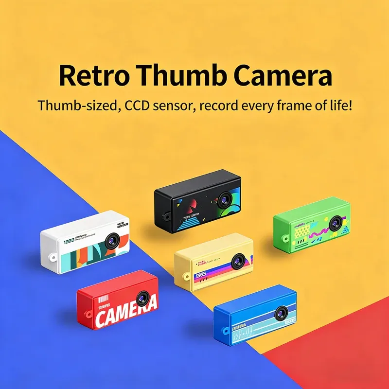 Tragbare X7 Daumenkamera Schlüsselanhänger-Kamera Retro Unterstützt Speicherkarte 1080p Sehr Kleine Videokamera Videorekorder mit Blitz